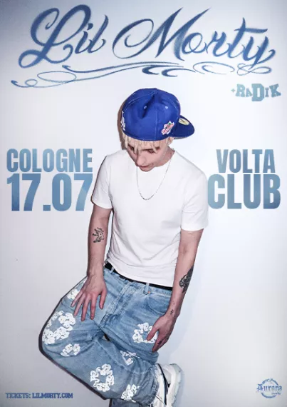Lil Morty | Cologne, 17 July 2025, 20:00 (Thursday) - ticketshop.store