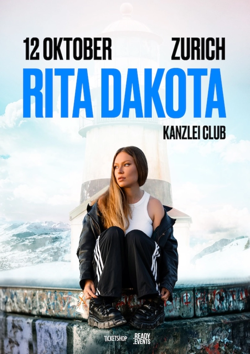 RITA DAKOTA | ZURICH, 12 October 2026, 20:00 (Monday) - ticketshop.eu